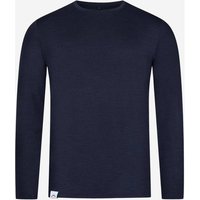 ALPENWERT Longsleeve Herren, Größe S in Blau