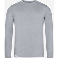 ALPENWERT Longsleeve Herren, Größe M in Grau
