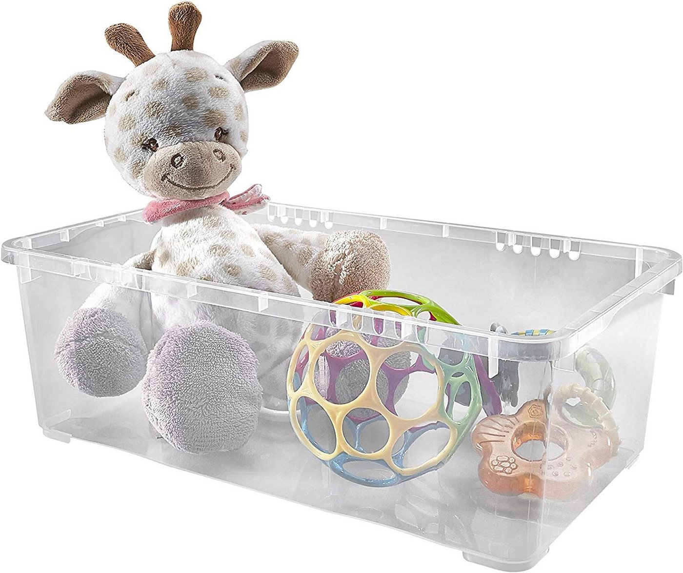 ALPFA Schuhbox 10 er Set je 5,0 Liter Klarsichtboxen Stapelboxen Kunststoffboxen (Spar-Set, 10 St., 10 Boxen + 10 Deckel), stapelbar / mit Lüftungsschlitzen – Bild 4 von 5