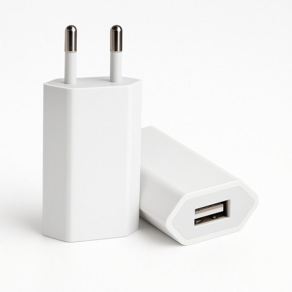 Alpha Electronics 5W USB Power Adapter Smartphone-Ladegerät (für Apple Watch Series 6 SE und iPhone 6-14, Pro, Pro Max, Plus)