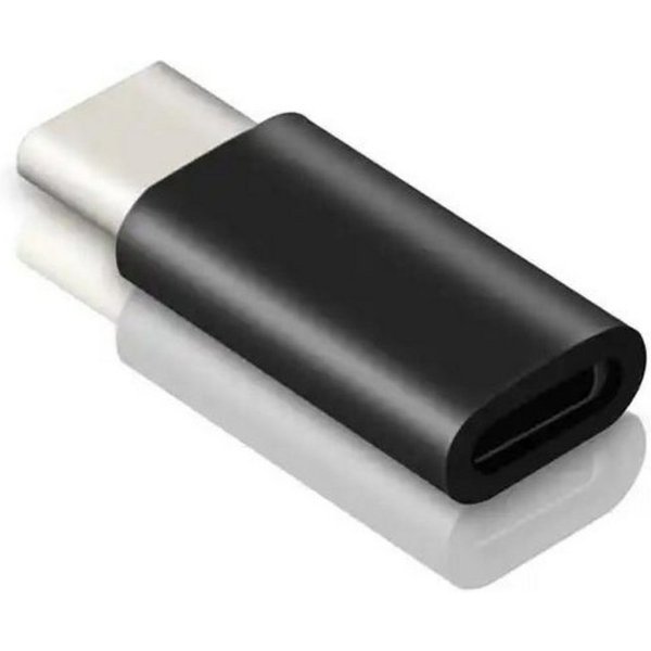Alpha Electronics USB C zu Iphone Adapter zu USB C, 8Pin, schwarz, leicht und kompakt