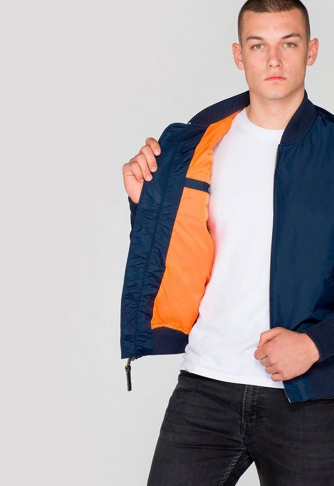 Alpha Industries Bomberjacke MA-1 TT Kunstfaser, slim fit – Bild 4 von 5