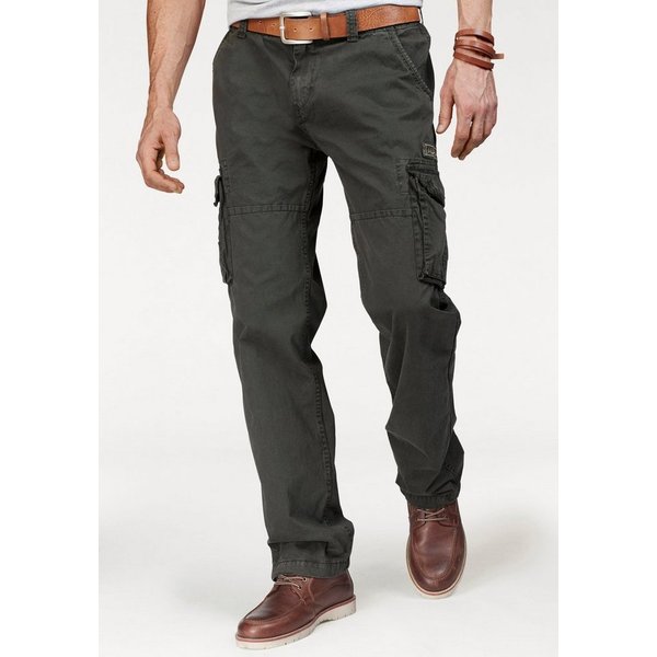 Alpha Industries Cargohose Jet Pant mit seitlichen Cargotaschen und Kordelzug am Beinabschluss