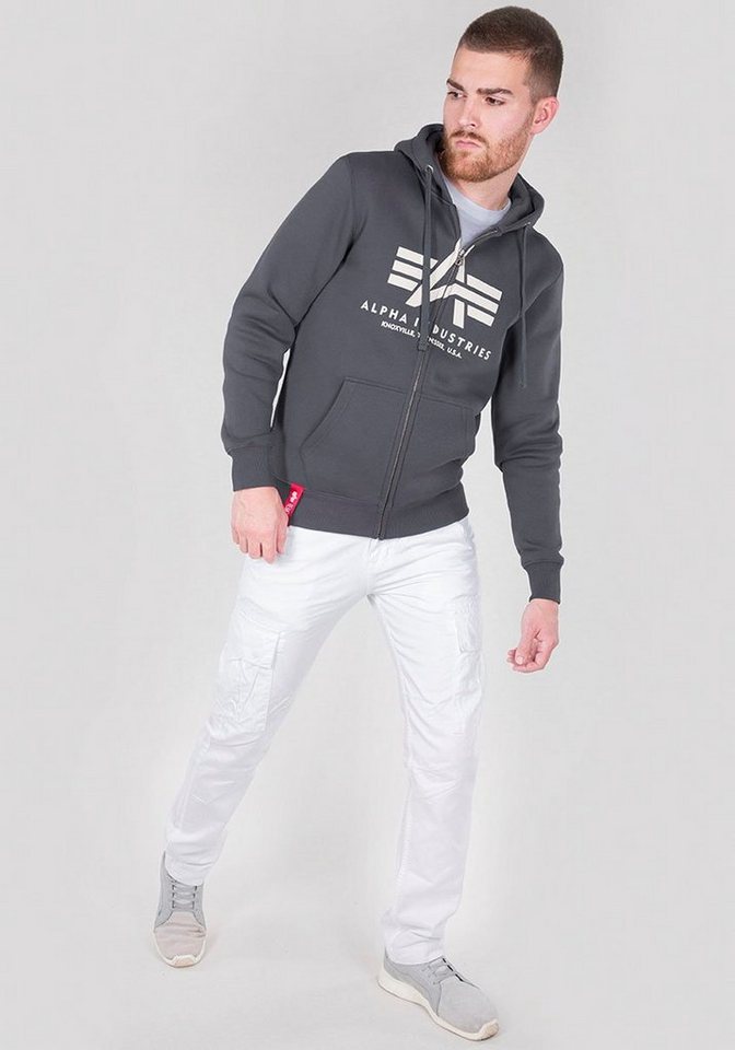 Alpha Industries Kapuzensweatjacke BASIC ZIP HOODY Baumwollmischung, regular fit – Bild 3 von 5