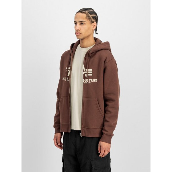 Alpha Industries Kapuzensweatjacke BASIC ZIP HOODY Baumwollmischung, regular fit