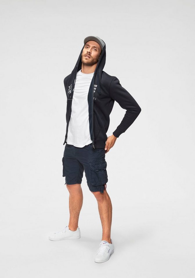 Alpha Industries Kapuzensweatjacke BASIC ZIP HOODY Baumwollmischung, regular fit – Bild 4 von 5