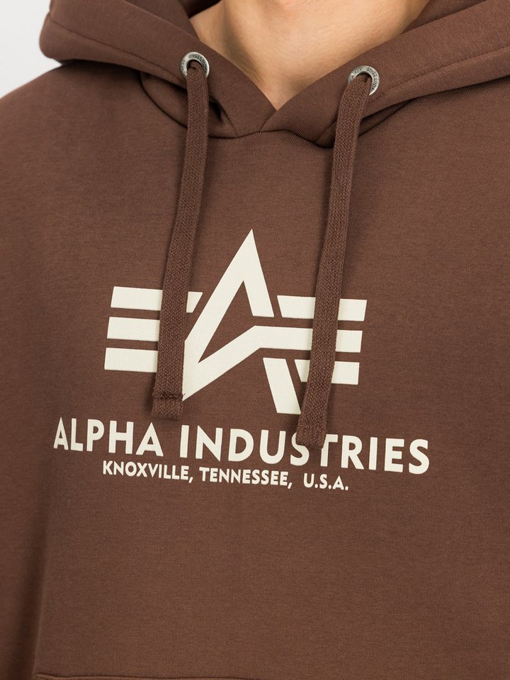 Alpha Industries Kapuzensweatshirt Basic Hoody Baumwollmischung, regular fit – Bild 3 von 5