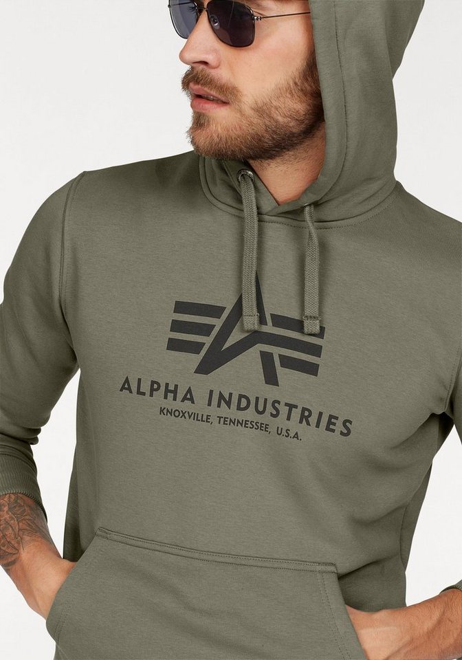 Alpha Industries Kapuzensweatshirt Basic Hoody Baumwollmischung, regular fit – Bild 3 von 5