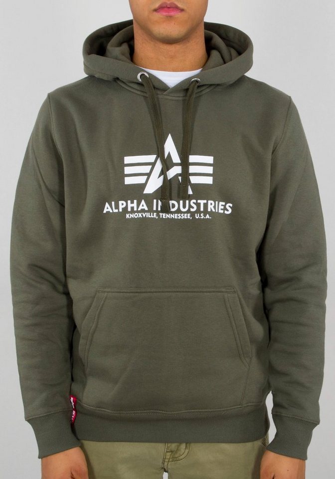 Alpha Industries Kapuzensweatshirt Basic Hoody Baumwollmischung, regular fit – Bild 3 von 5