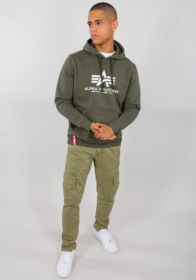 Alpha Industries Kapuzensweatshirt Basic Hoody Baumwollmischung, regular fit – Bild 4 von 5