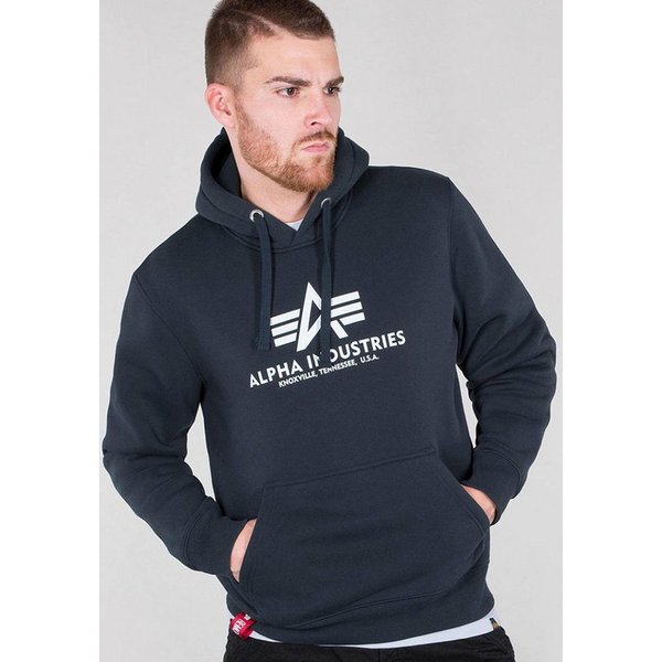 Alpha Industries Kapuzensweatshirt Basic Hoody Baumwollmischung, regular fit