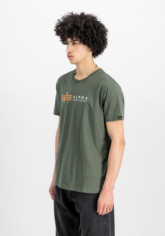 Alpha Industries Kurzarmshirt Alpha Label T – Bild 2 von 5