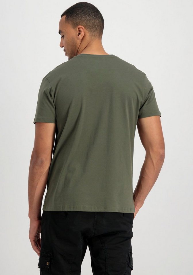 Alpha Industries Kurzarmshirt Alpha Label T – Bild 3 von 5