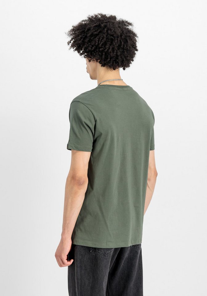 Alpha Industries Kurzarmshirt Alpha Label T – Bild 4 von 5