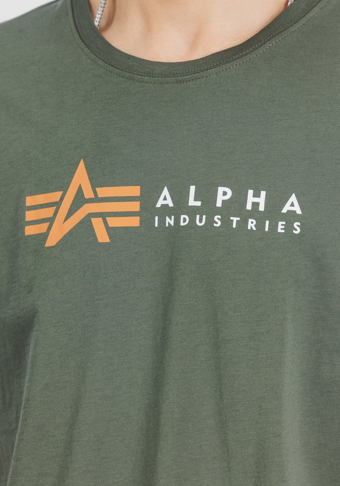 Alpha Industries Kurzarmshirt Alpha Label T – Bild 5 von 5