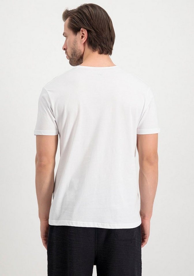 Alpha Industries Kurzarmshirt Alpha Label T – Bild 3 von 5