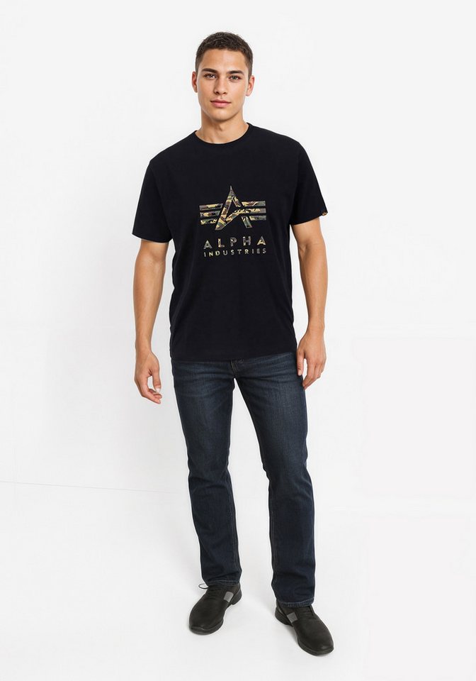 Alpha Industries Kurzarmshirt Camo PP T – Bild 2 von 3
