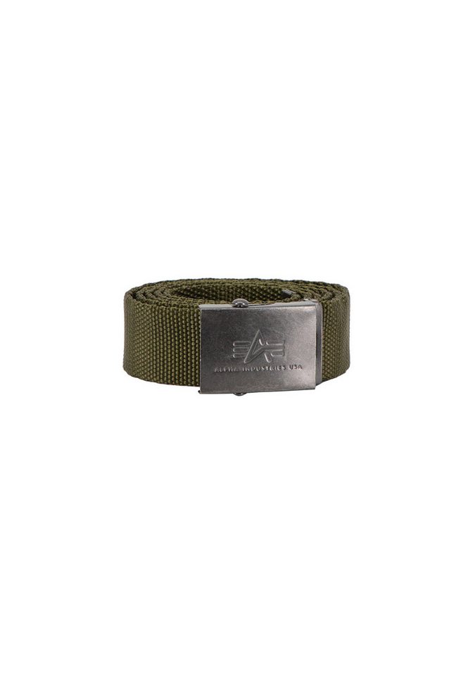 Alpha Industries Ledergürtel Heavy Duty Belt – Bild 2 von 5