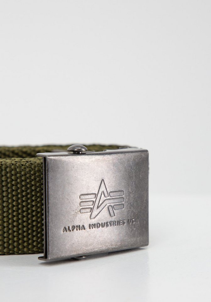 Alpha Industries Ledergürtel Heavy Duty Belt – Bild 4 von 5