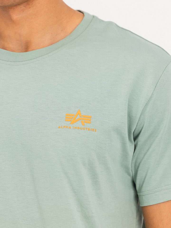 Alpha Industries Rundhalsshirt Backprint T Baumwolle, regular fit – Bild 3 von 5