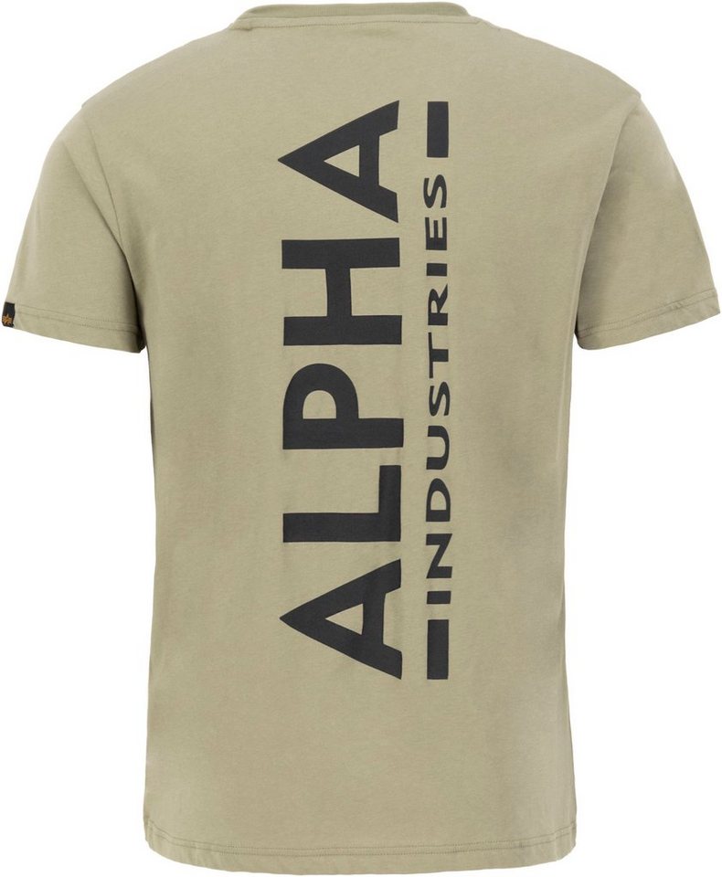 Alpha Industries Rundhalsshirt Backprint T Baumwolle, regular fit – Bild 5 von 5