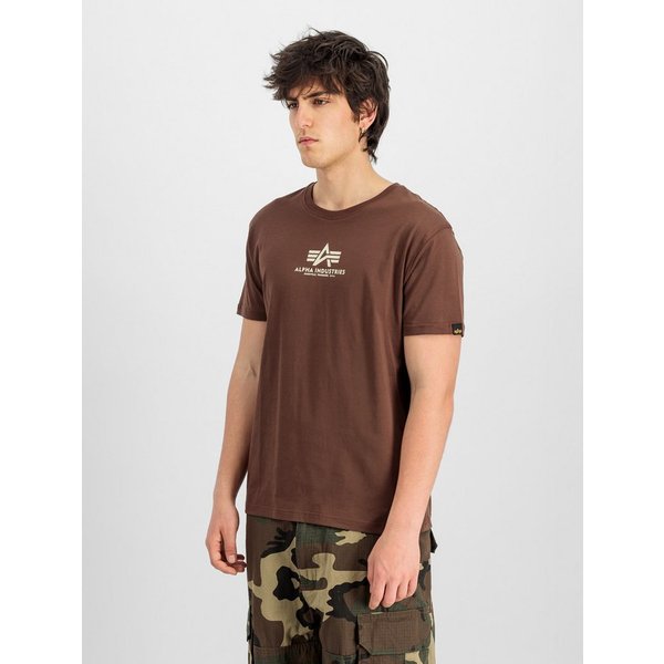 Alpha Industries Rundhalsshirt Basic T ML Baumwolle, regular fit