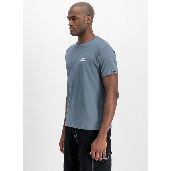 Alpha Industries Rundhalsshirt BASIC T SMALL LOGO Baumwolle, regular fit