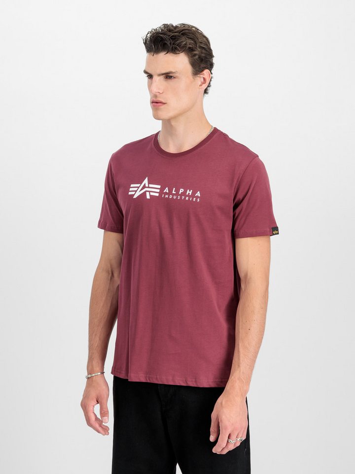 Alpha Industries Rundhalsshirt Label T 2 Pack (Packung, 2-tlg., 2er-Pack) – Bild 2 von 4