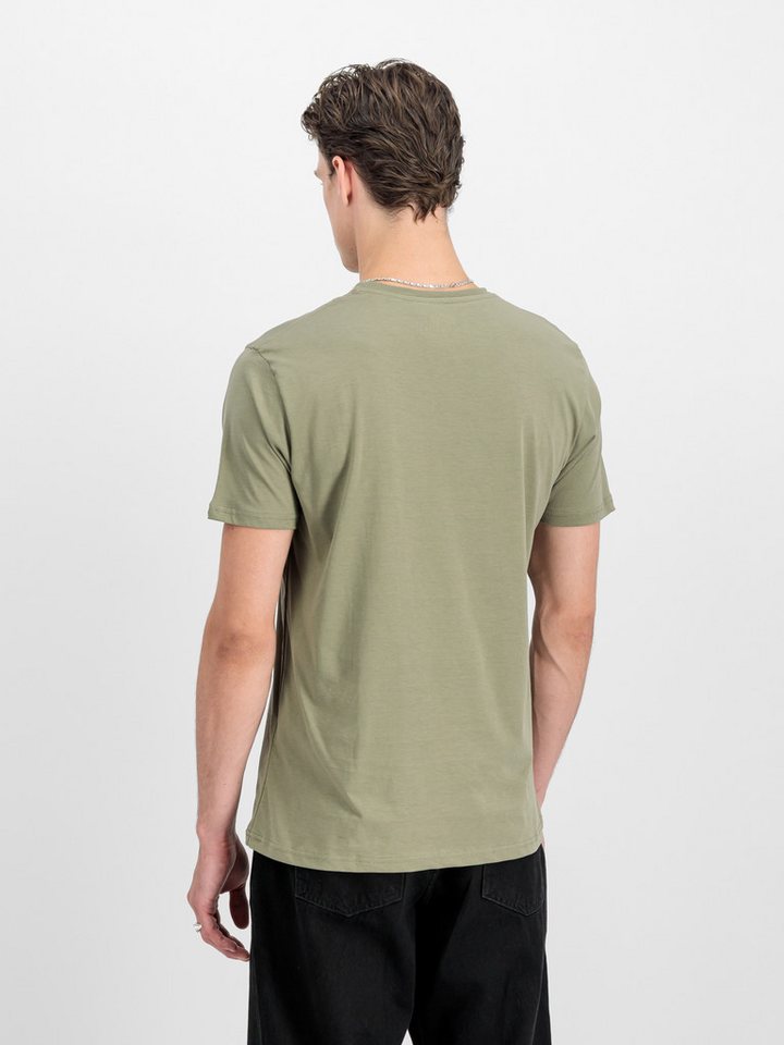 Alpha Industries Rundhalsshirt Label T 2 Pack (Packung, 2-tlg., 2er-Pack) – Bild 3 von 4