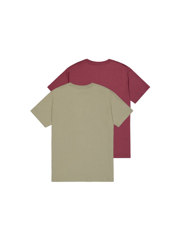 Alpha Industries Rundhalsshirt Label T 2 Pack (Packung, 2-tlg., 2er-Pack) – Bild 4 von 4