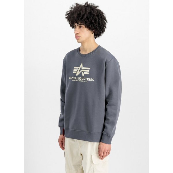 Alpha Industries Sweatshirt Basic Sweater Baumwollmischung, regular fit