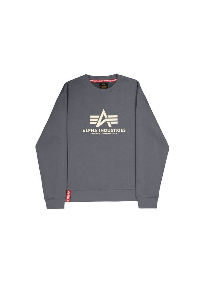 Alpha Industries Sweatshirt Basic Sweater Baumwollmischung, regular fit – Bild 5 von 5