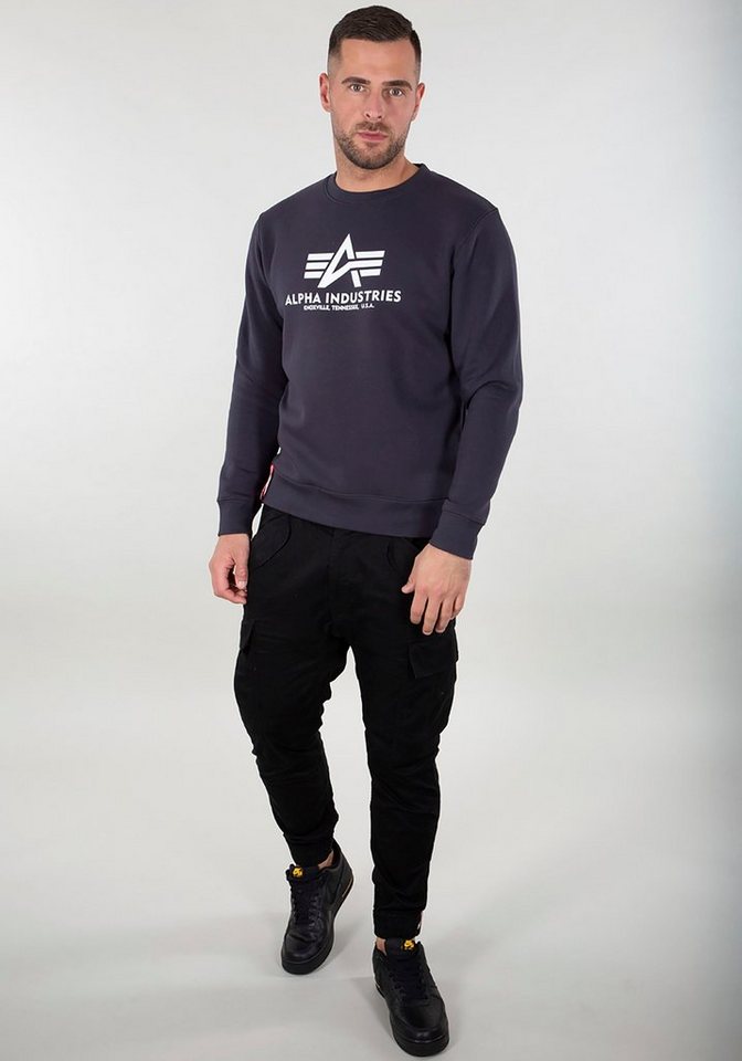 Alpha Industries Sweatshirt Basic Sweater Baumwollmischung, regular fit – Bild 3 von 5
