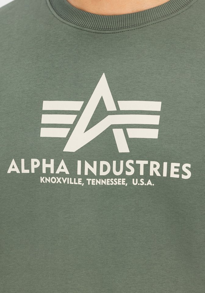 Alpha Industries Sweatshirt Basic Sweater Baumwollmischung, regular fit – Bild 5 von 5