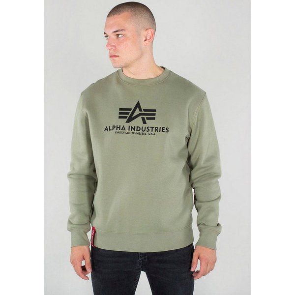 Alpha Industries Sweatshirt Basic Sweater Baumwollmischung, regular fit