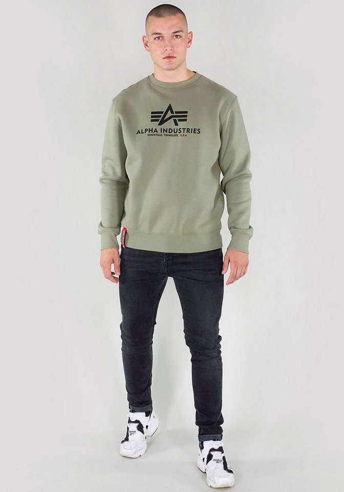 Alpha Industries Sweatshirt Basic Sweater Baumwollmischung, regular fit – Bild 3 von 5