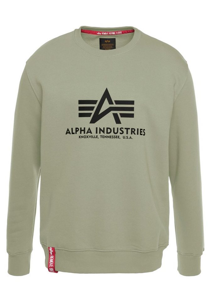 Alpha Industries Sweatshirt Basic Sweater Baumwollmischung, regular fit – Bild 4 von 5