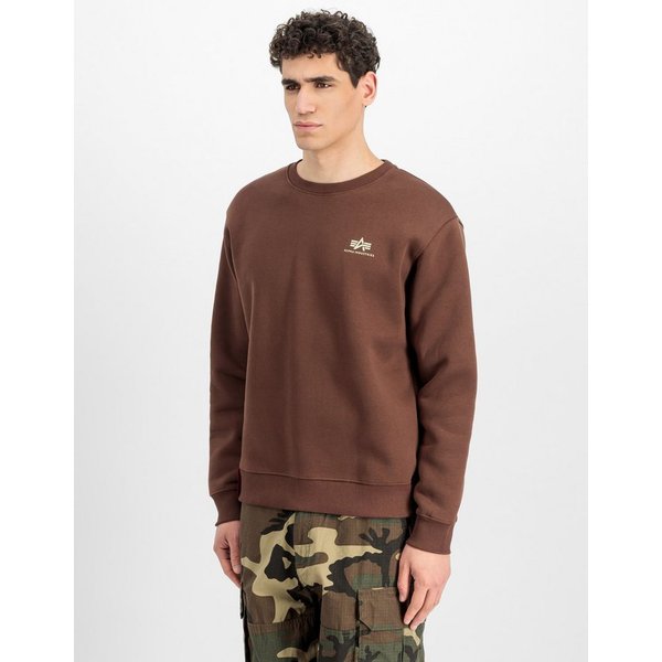 Alpha Industries Sweatshirt Basic Sweater small Logo Baumwollmischung, regular fit