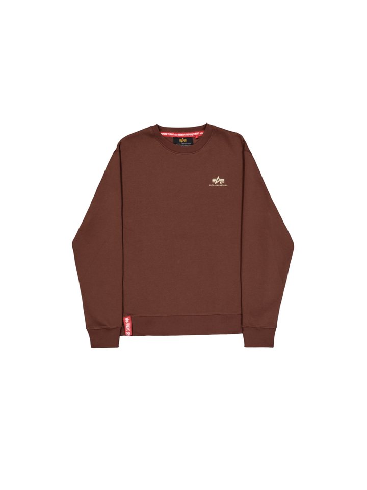 Alpha Industries Sweatshirt Basic Sweater small Logo Baumwollmischung, regular fit – Bild 3 von 4