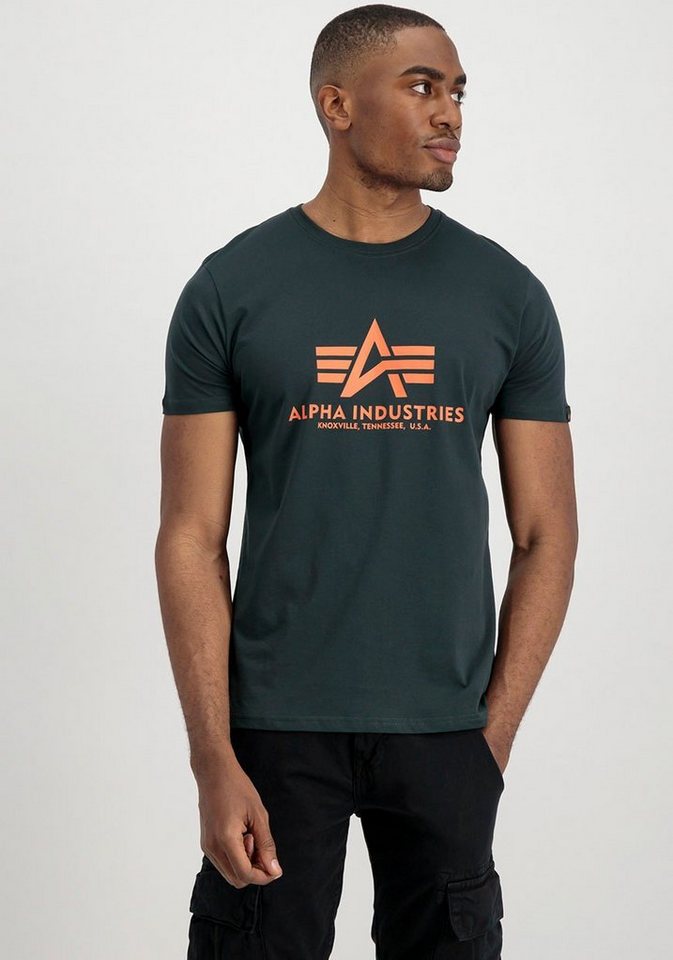 Alpha Industries T-Shirt Basic T-Shirt Baumwolle, regular fit – Bild 2 von 5