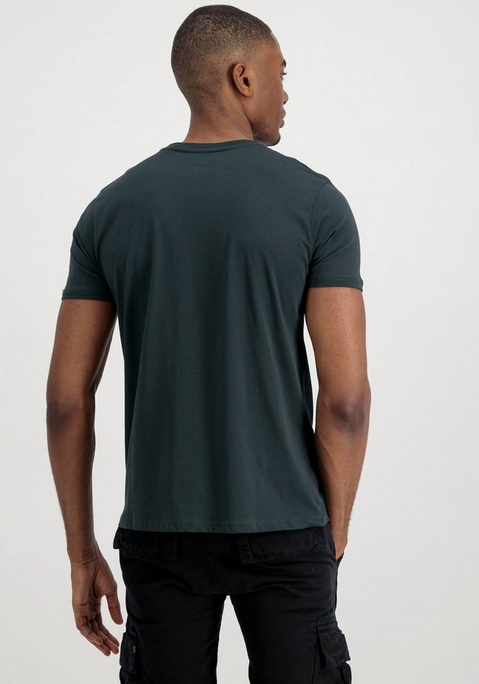 Alpha Industries T-Shirt Basic T-Shirt Baumwolle, regular fit – Bild 4 von 5