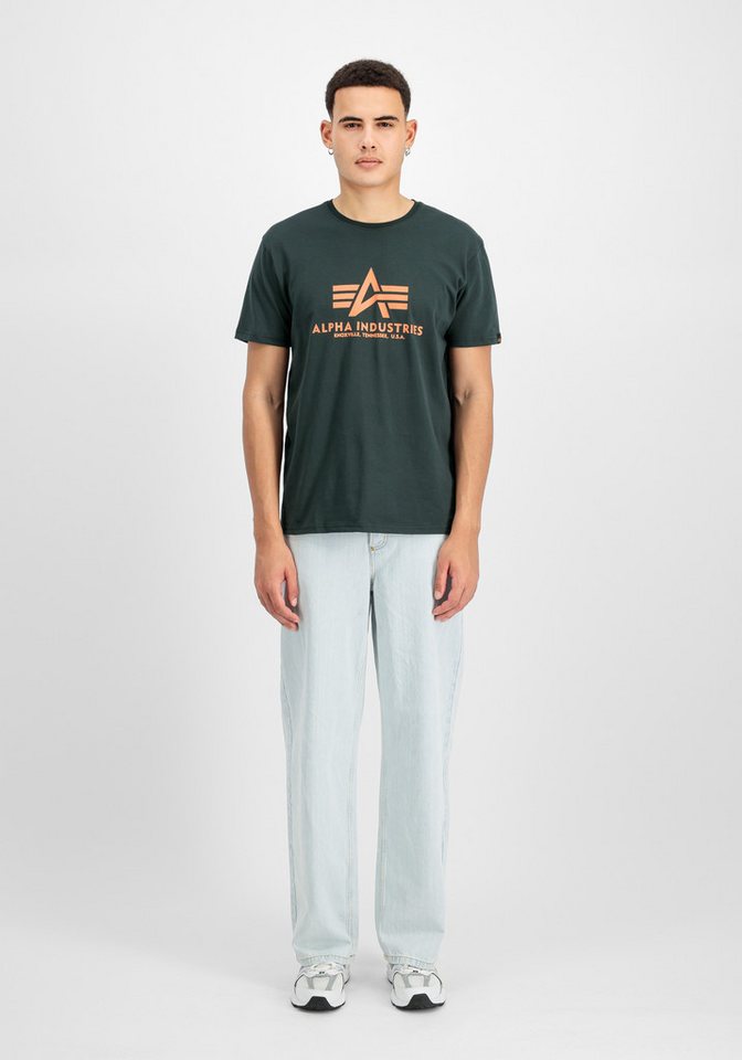 Alpha Industries T-Shirt Basic T-Shirt Baumwolle, regular fit – Bild 5 von 5