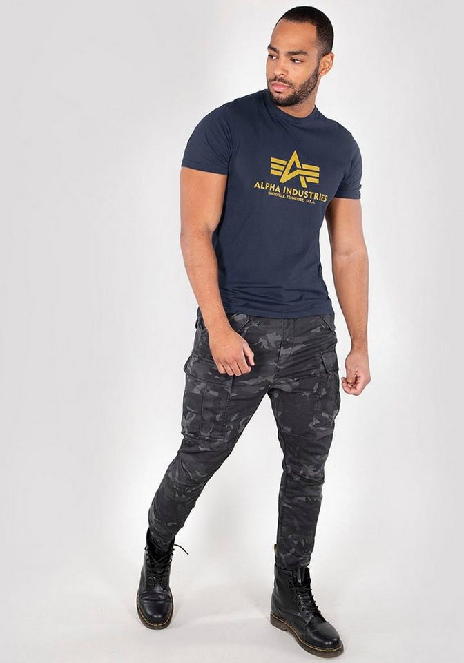 Alpha Industries T-Shirt Basic T-Shirt Baumwolle, regular fit – Bild 3 von 5