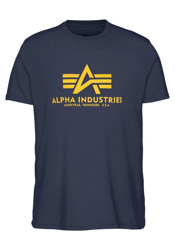Alpha Industries T-Shirt Basic T-Shirt Baumwolle, regular fit – Bild 4 von 5