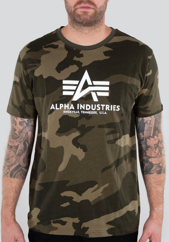 Alpha Industries T-Shirt Basic T-Shirt Baumwolle, regular fit – Bild 2 von 5