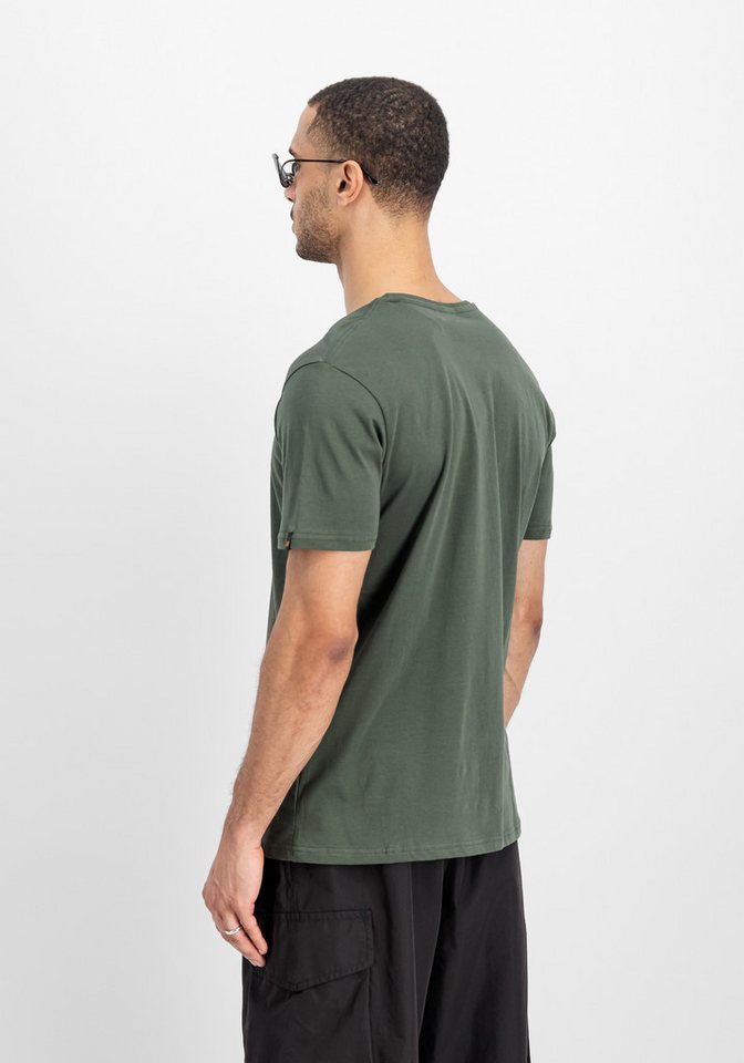 Alpha Industries T-Shirt Basic T-Shirt Baumwolle, regular fit – Bild 3 von 5