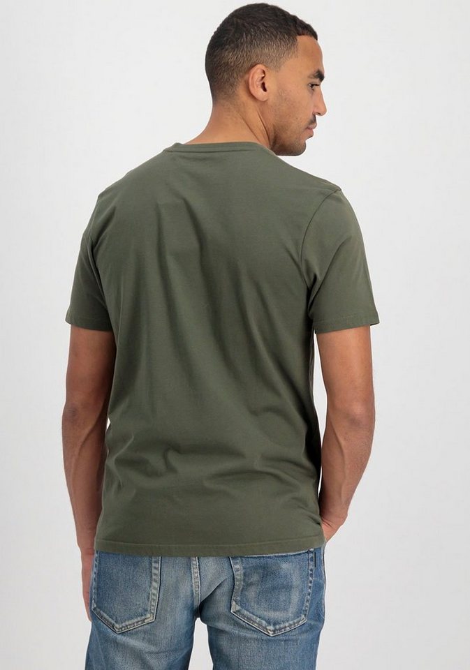 Alpha Industries T-Shirt Basic T-Shirt Baumwolle, regular fit – Bild 4 von 5