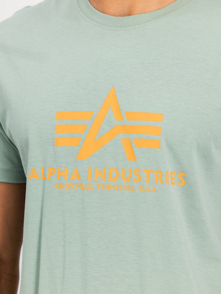 Alpha Industries T-Shirt Basic T-Shirt Baumwolle, regular fit – Bild 3 von 5