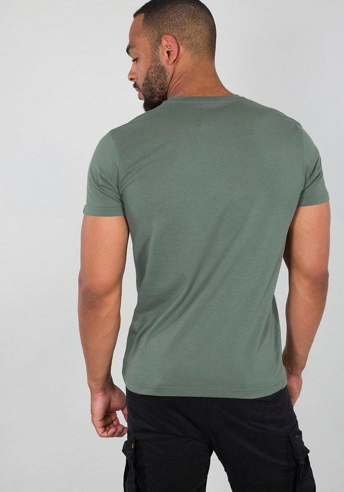 Alpha Industries T-Shirt Basic T-Shirt Baumwolle, regular fit – Bild 2 von 5