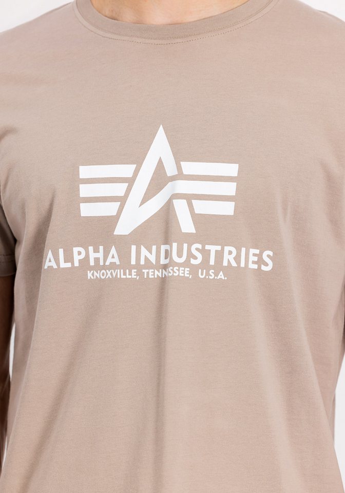 Alpha Industries T-Shirt Basic T-Shirt Baumwolle, regular fit – Bild 4 von 5